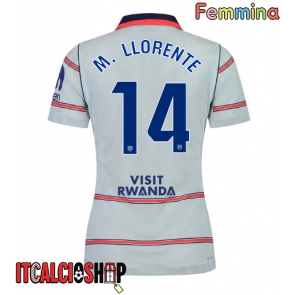 Atletico Madrid Marcos Llorente #14 Terza Maglia Femmina 2026-27 Manica Corta